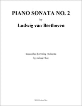 Piano Sonata No. 2 in A Major Orchestra sheet music cover